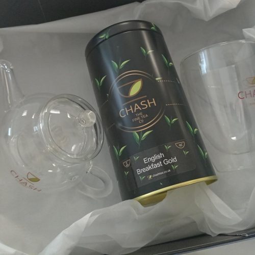 Tea of Your Choice & Glass Teapot and Cup